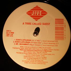 Front Cover Single A Tribe Called Quest - Bonita Applebum