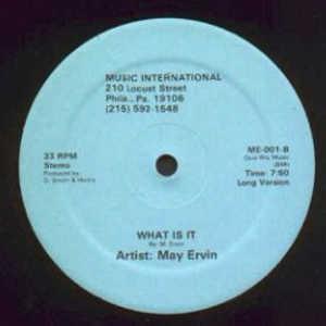 Front Cover Single May Ervin - What Is It