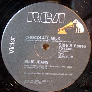 Front Cover Single Chocolate Milk - Blue Jeans