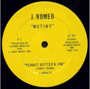 Front Cover Single Mutiny - Peanut Butter & Jam (Funky Thang)