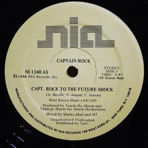 Front Cover Single Captain Rock - Captain Rock To The Future Shock