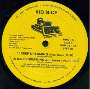 Front Cover Single Kid Nice - Keep Dreaming