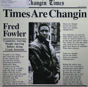Front Cover Single Fred Fowler - Times Are Changin