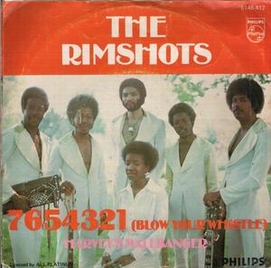 Front Cover Single The Rimshots - 7654321 (Blow Your Whistle)