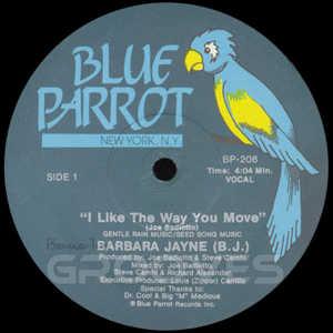 Front Cover Single Barbara Jayne - I Like The Way You Move