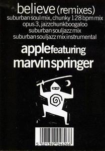 Front Cover Single Marvin Springer - Believe (Remixes)