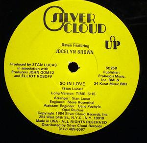 Front Cover Single Jocelyn Brown - So In Love