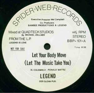 Front Cover Single Legend - Let Your Body Move (Let The Music Take You)