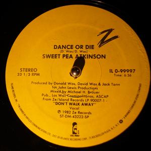 Front Cover Single Sweet Pea Atkinson - Dance Or Die