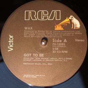 Front Cover Single Wax - Got To Be