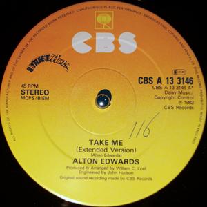 Front Cover Single Alton Edwards - Take Me