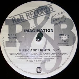 Front Cover Single Imagination - Music And Lights