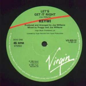 Front Cover Single Keywi - Let's Get It Right
