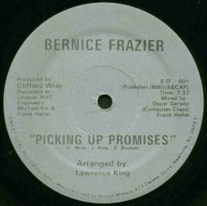 Front Cover Single Bernice Frazier - Picking Up Promises
