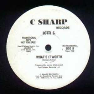 Front Cover Single Lotti Golden - What's It Worth