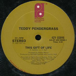 Front Cover Single Teddy Pendergrass - This Gift Of Life