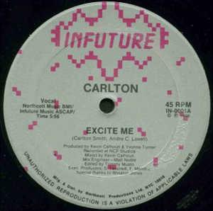 Front Cover Single Carlton - Excite Me