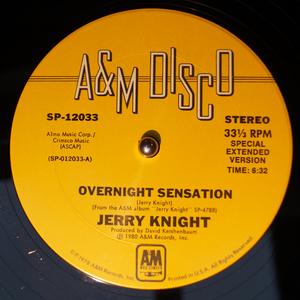 Front Cover Single Jerry Knight - Overnight Sensation