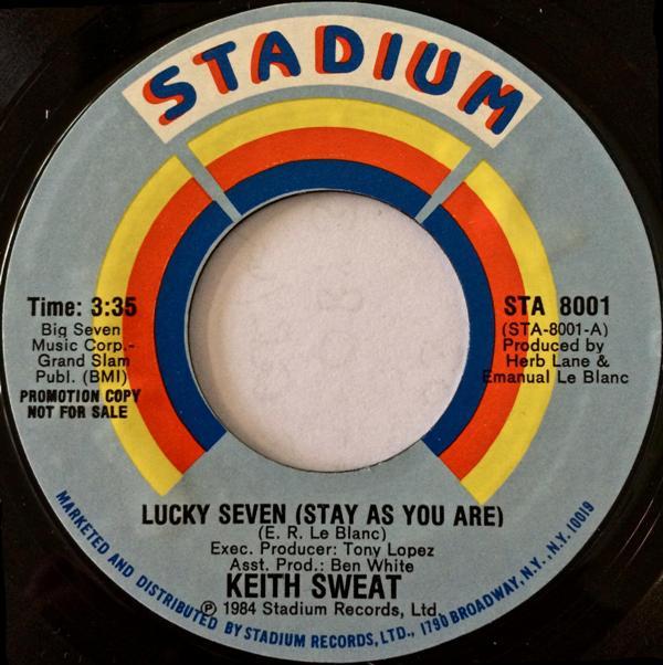Front Cover Single Keith Sweat - Lucky Seven (Stay As You Are)