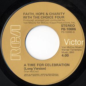 Front Cover Single The Choice Four - A Time For Celebration