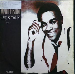 Front Cover Single Carl Anderson - Let's Talk