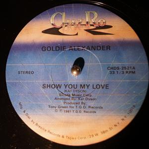 Front Cover Single Goldie Alexander - Show You My Love