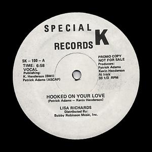 Front Cover Single Lisa Richards - Hooked On Your Love