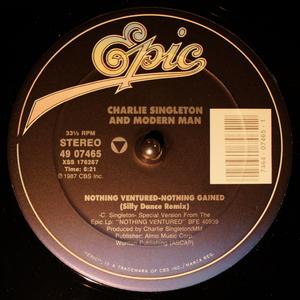 Front Cover Single Charlie Singleton - Nothing Ventured-nothing Gained