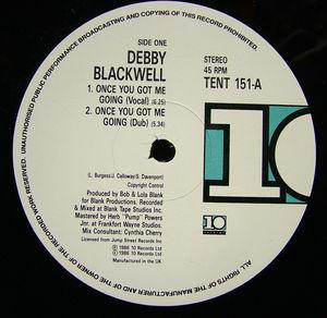 Front Cover Single Debby Blackwell - Once You Got Me Going