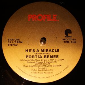 Front Cover Single Portia Renee - He's A Miracle
