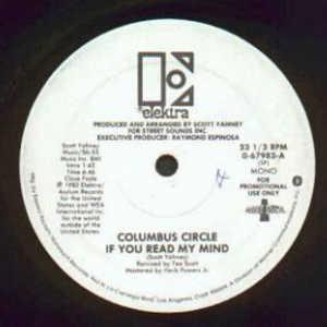Front Cover Single Columbus Circle - If You Read My Mind