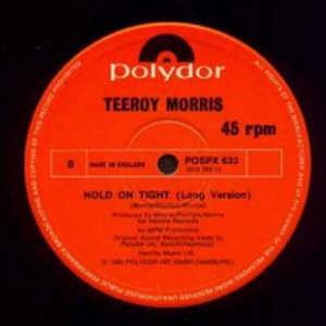 Front Cover Single Teeroy Morris - Hold On Tight