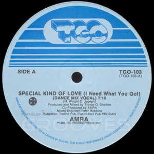 Front Cover Single Amra - Special Kind Of Love