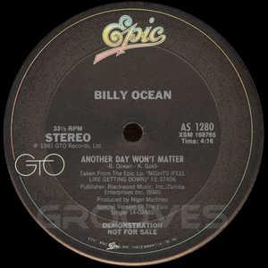 Front Cover Single Billy Ocean - Another Day Won't Matter