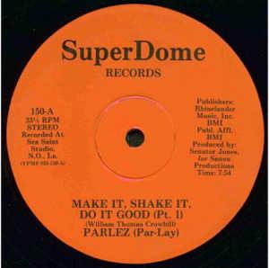 Front Cover Single Parlez (par-lay) - Make It, Shake It, Do It Right