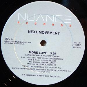 Front Cover Single The Next Movement - More Love