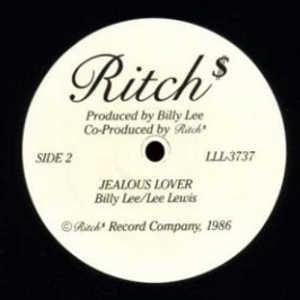 Front Cover Single Ritch - Jealous Lover