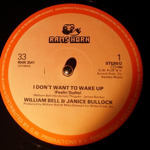 Front Cover Single William Bell - I Don't Want To Wake Up