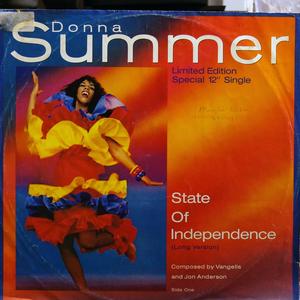 Front Cover Single Donna Summer - State Of Independence