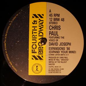 Front Cover Single Chris Paul - Expansions '86 (expand Your Mind)