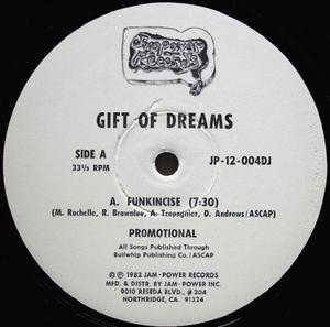 Front Cover Single Gift Of Dreams - Funkincise