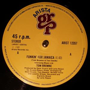Front Cover Single Tom Browne - Funkin' For Jamaica (N.Y.)