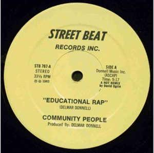 Front Cover Single Community People - Educational Rap