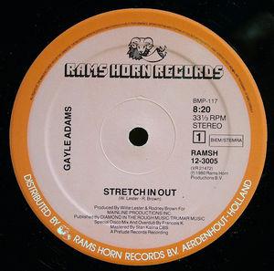 Front Cover Single Gayle Adams - Stretching Out