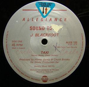 Front Cover Single J Blackfoot - Taxi