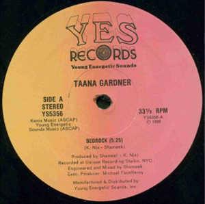 Front Cover Single Taana Gardner - Bedrock