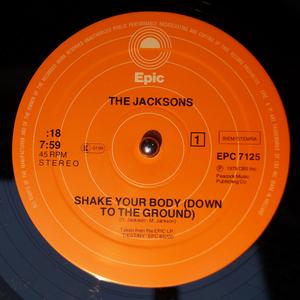 Front Cover Single The Jacksons - Shake Your Body (down To The Ground)