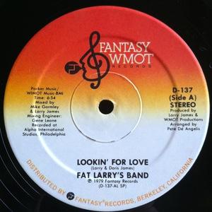 Front Cover Single Fat Larry's Band - Lookin' For Love