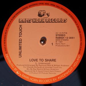 Front Cover Single Unlimited Touch - Love To Share