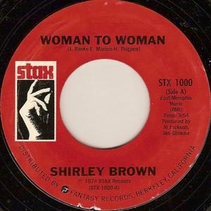 Front Cover Single Shirley Brown - Woman To Woman
